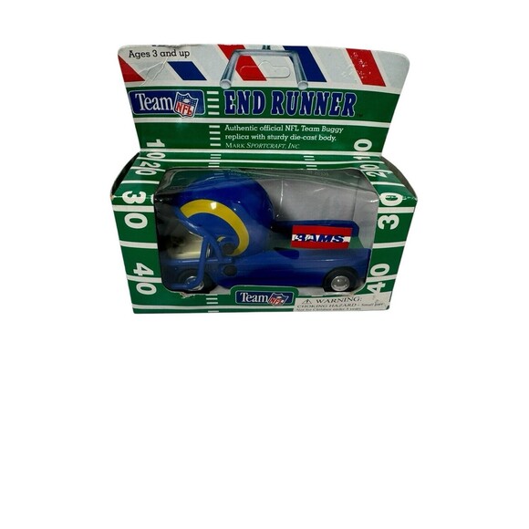 Los Angeles Rams 1993 Mark Sportcraft Team NFL End Runner Buggy- Vintage- HTF - Picture 1 of 8